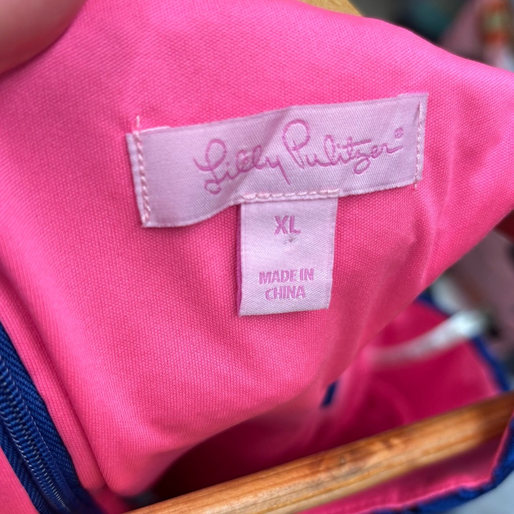 Lilly Pulitzer Blue and Pink Dress - Picture 13 of 15